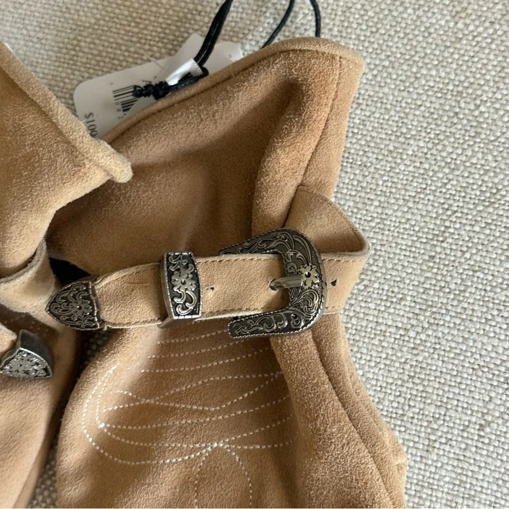 Found Suede western gloves